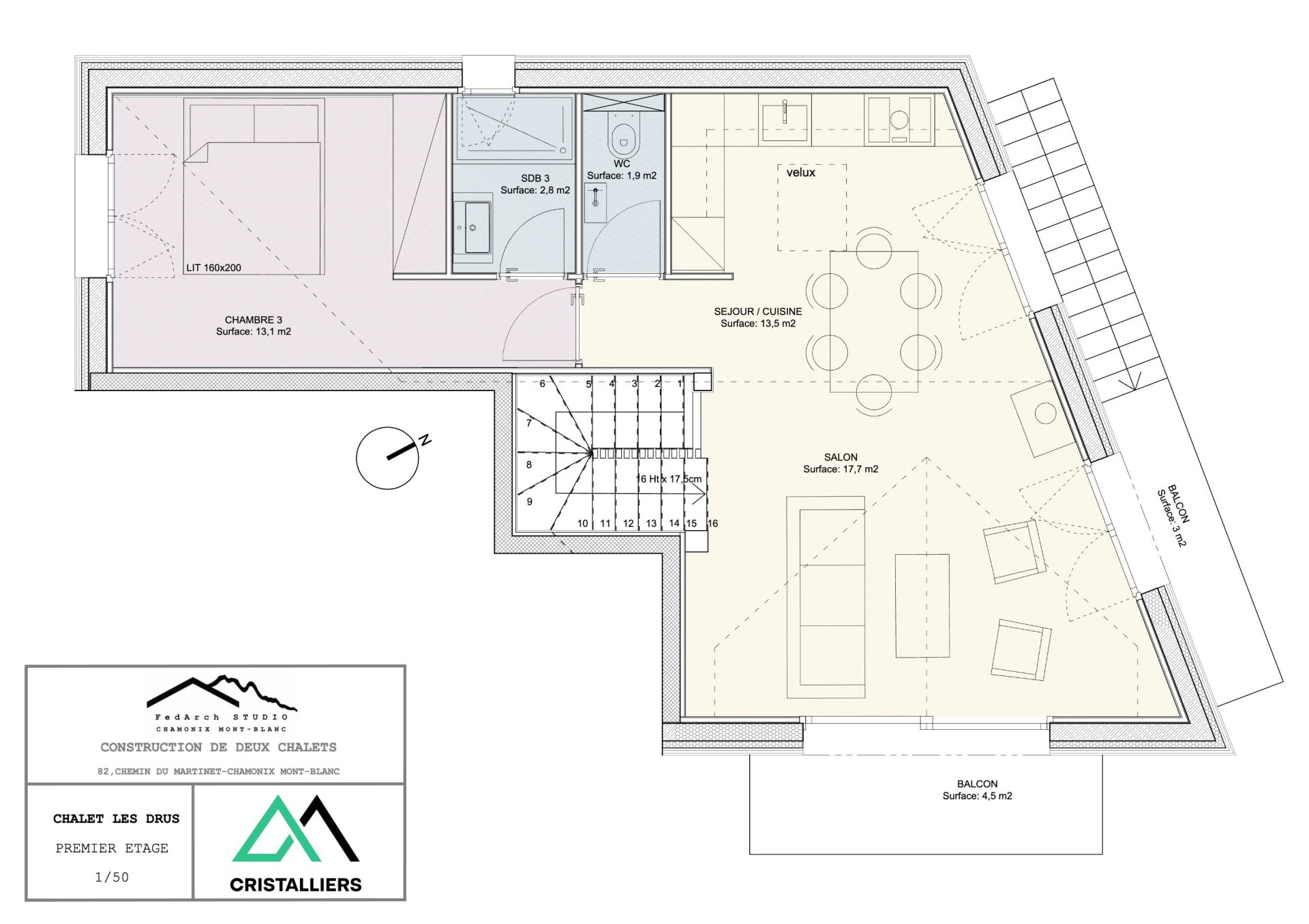 chalet 4 Pièces en vente sur CHAMONIX MONT BLANC (74400)