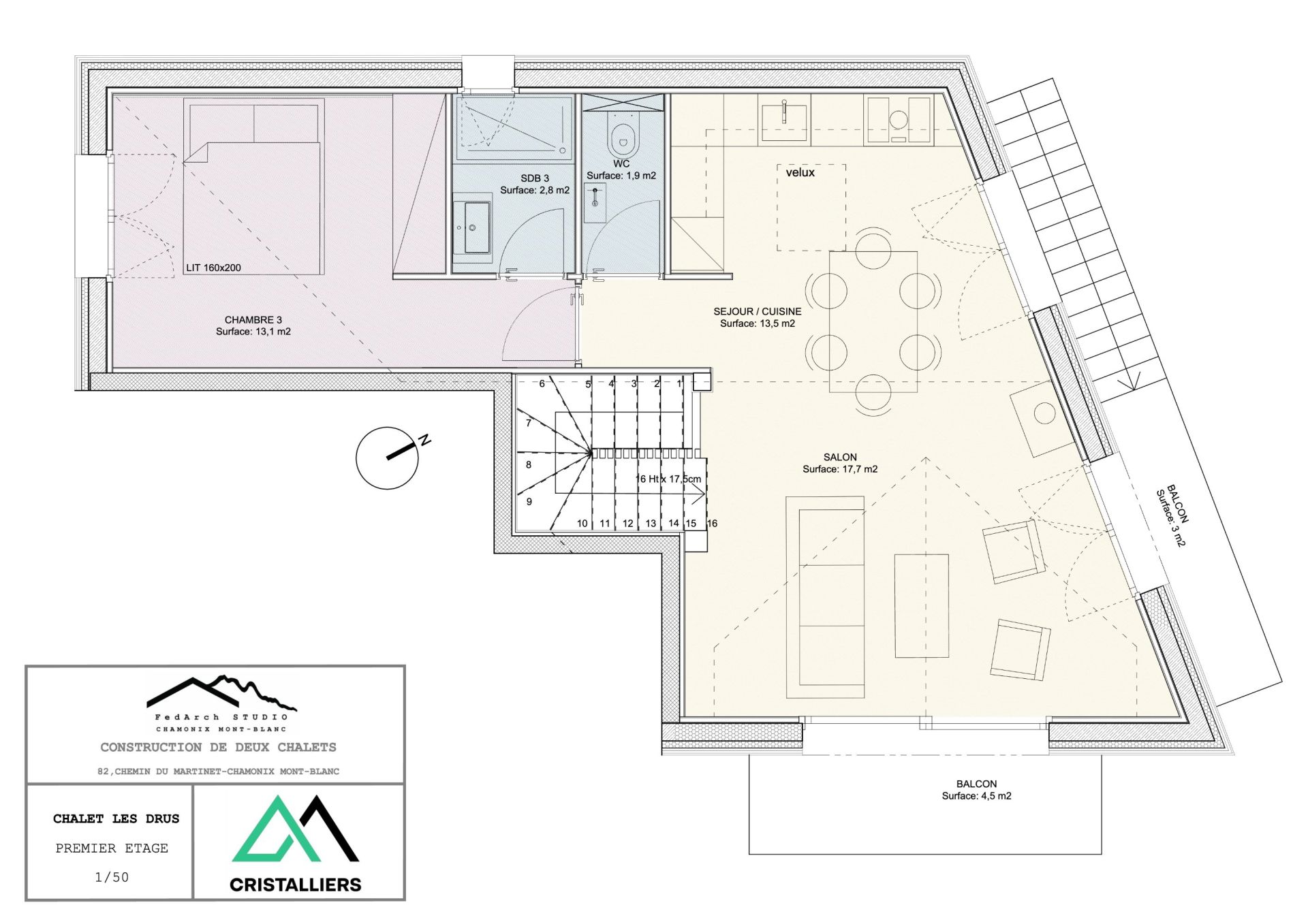 chalet 4 Pièces en vente sur CHAMONIX MONT BLANC (74400)